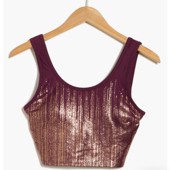 Metallic sports bra - Picture 3 of 4